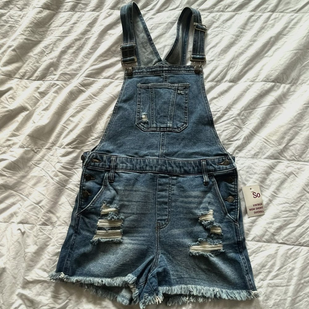 VINTAGE MOM SHORT OVERALL